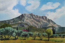 la montagne Ste Victoire