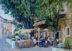 Terrasse &agrave; Goult