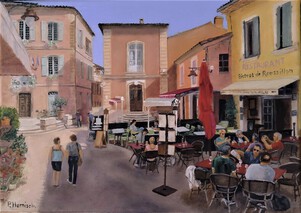 Une pause &agrave; Roussillon